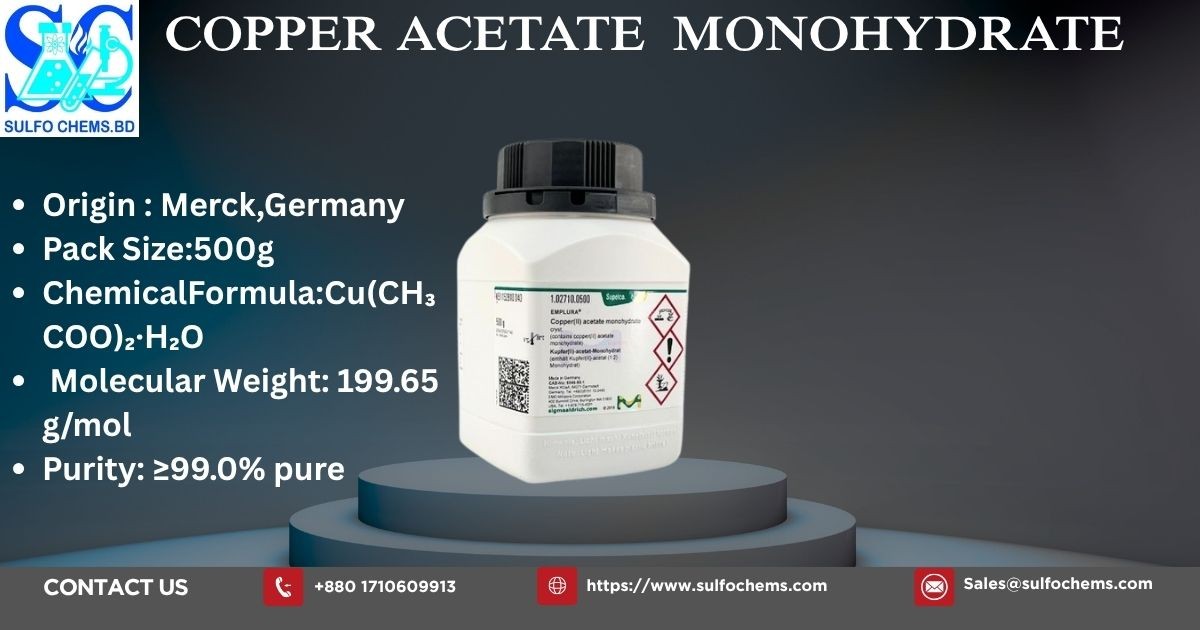 Copper(II) acetate monohydrate