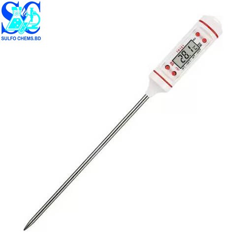 Digital Probe Type Thermometer TP-101 White