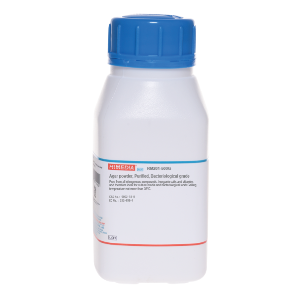 Agar powder, Purified, Bacteriological Grade 500G